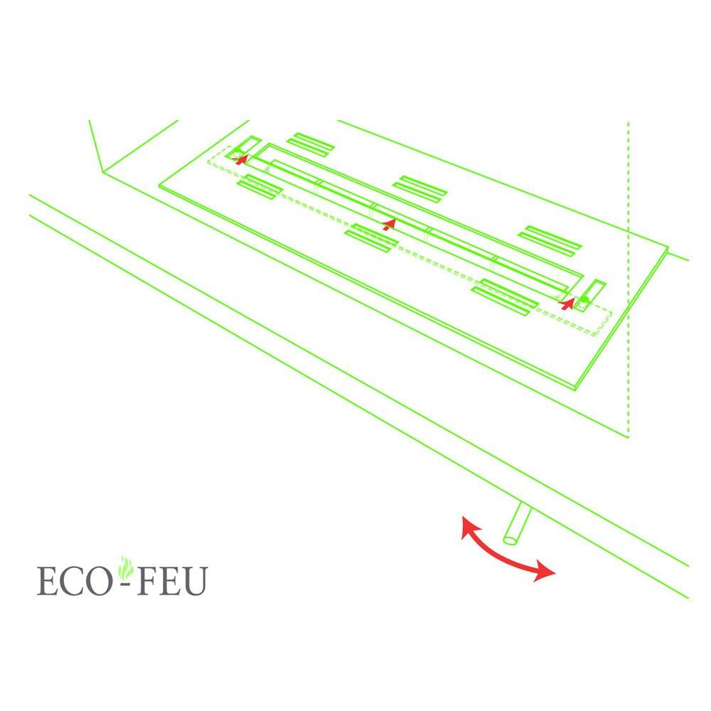 Eco-Feu Hollywood Wall Mounted Biofuel Fireplace