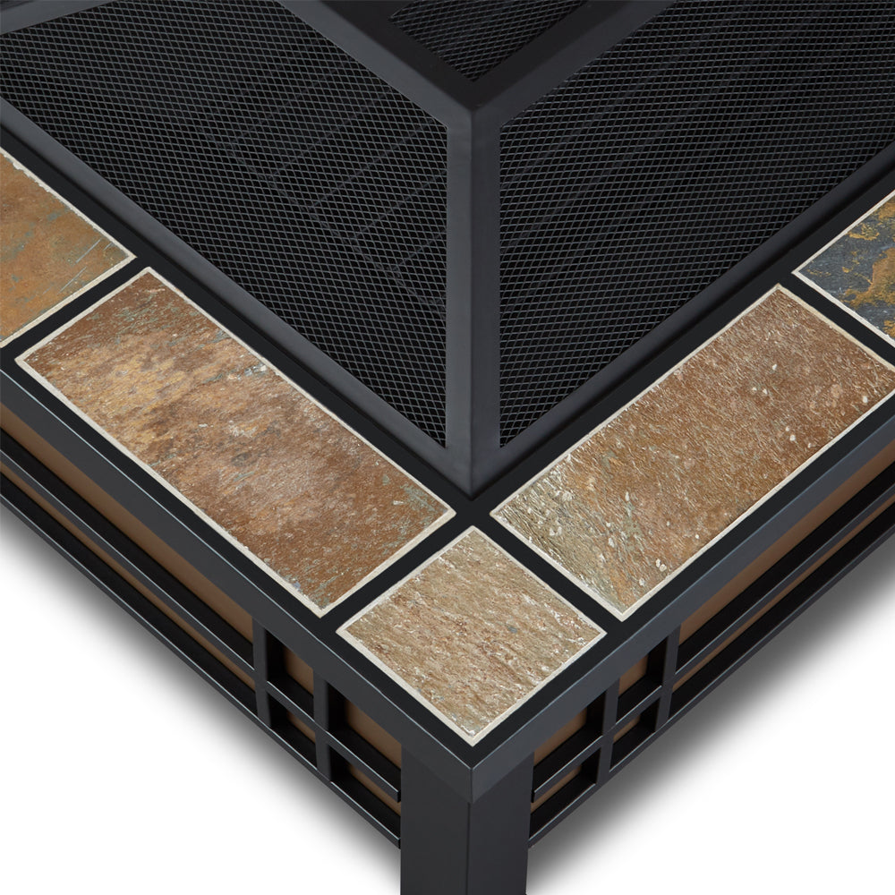 Hamilton Rectangle Wood-Burning Fire Pit