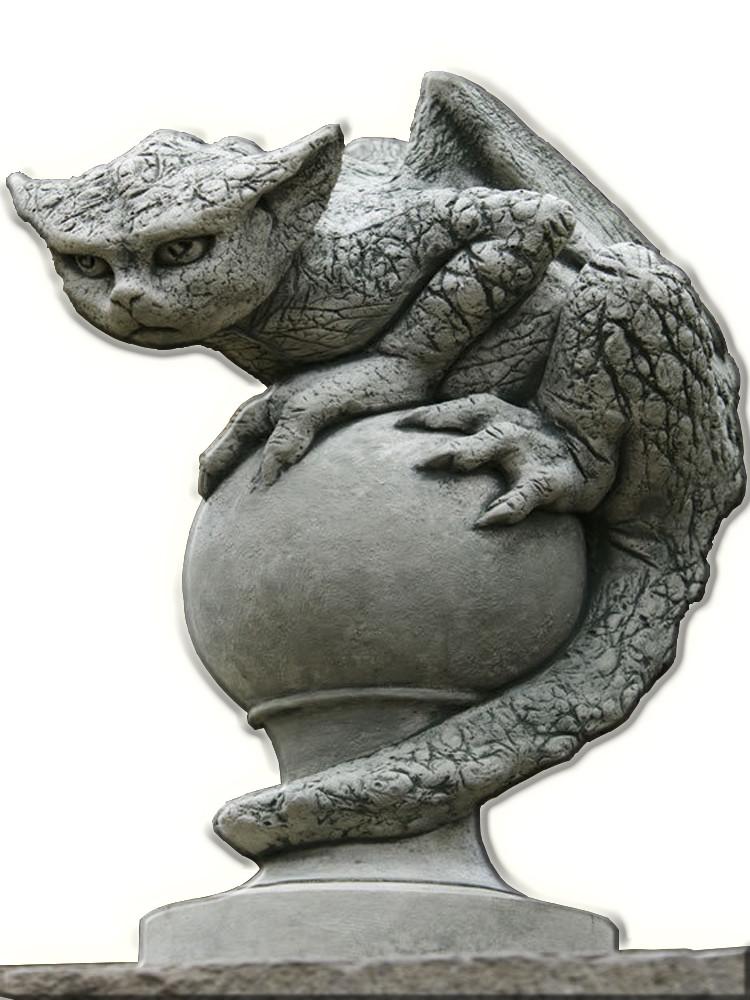 Oscar Cast Stone Garden Statue | Gargoyle Statue