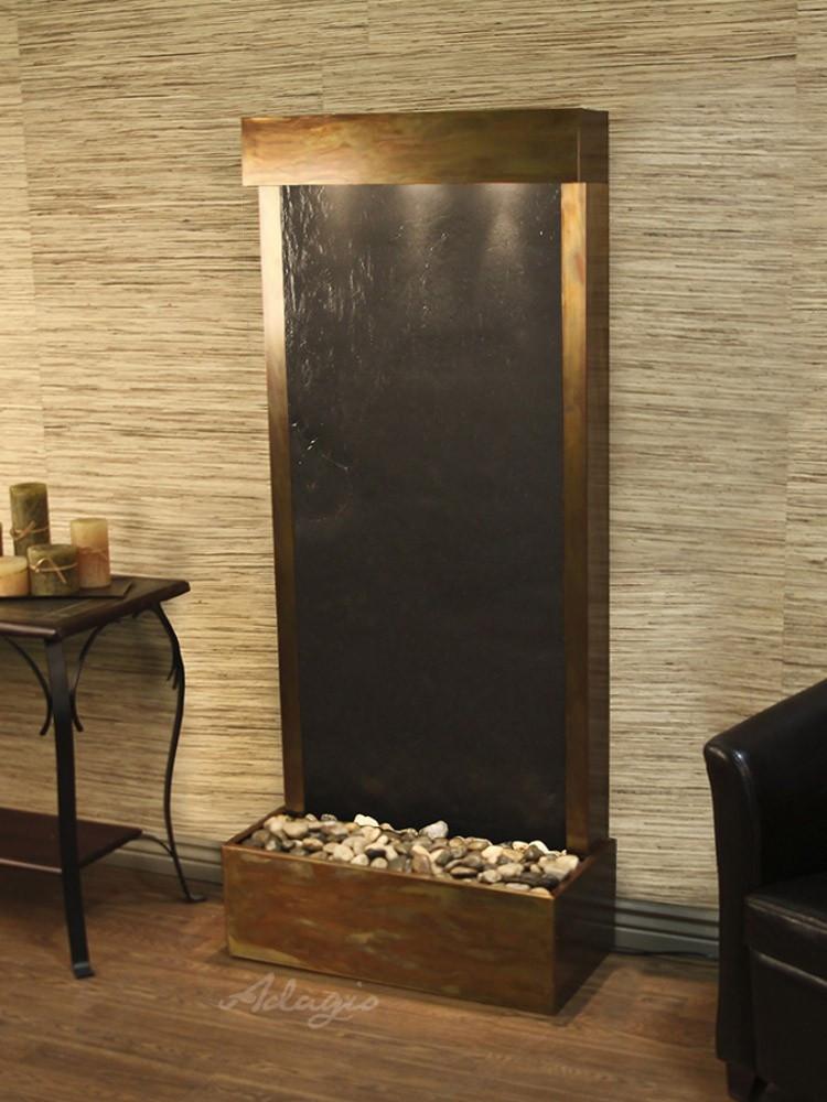 Harmony River Floor Fountain - Rear Mounted